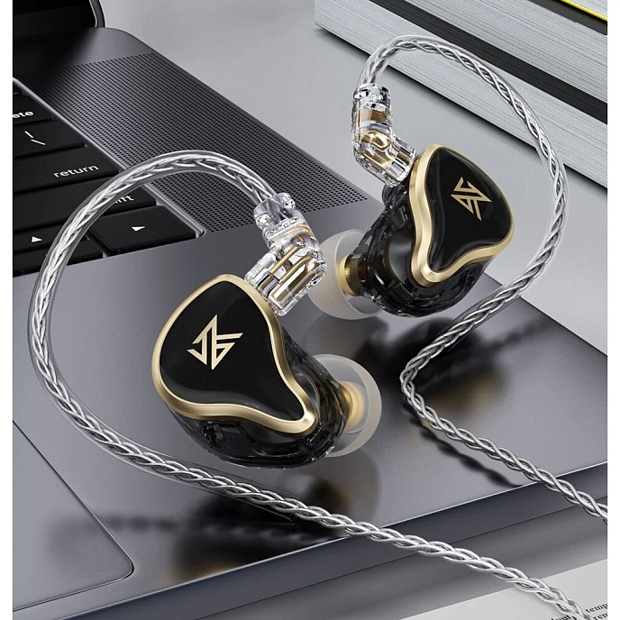 In-ear headphones KZ ZAS with Mic Black - img.6