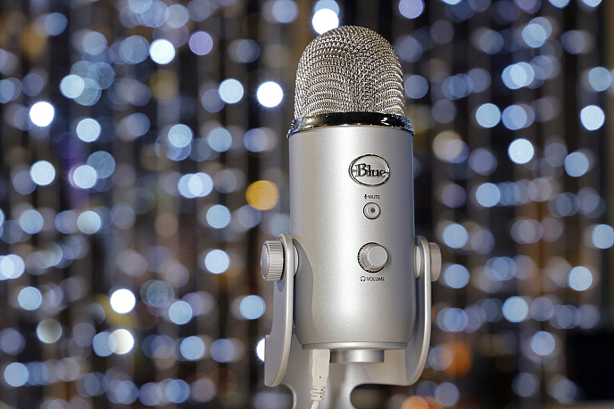 USB Microphone Blue Yeti Silver - img.1