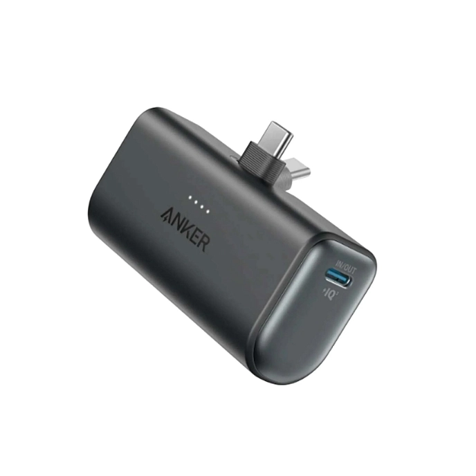 Portable battery Anker Nano Power Bank (5000mAh 22.5W Built-In USB-C) Black - img.1