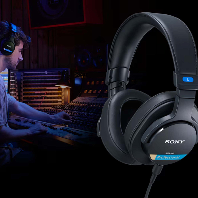 Monitor headphones Sony MDR-M1 Black - img.12