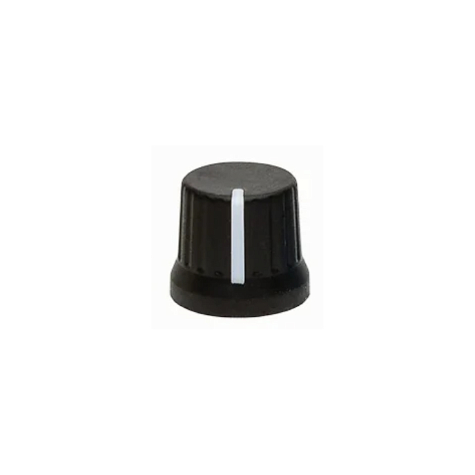 DJTT Chroma Caps Fatty Knob (Plastic) Chrome Black - img.0
