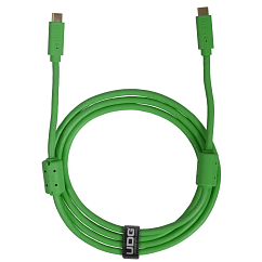 Cable UDG Ultimate Audio Cable USB-C - USB-C Straight 1.5m Green