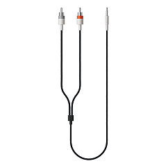 Cable Teenage Engineering Textile Audio Cable 3.5mm - 2RCA Black 1.2m
