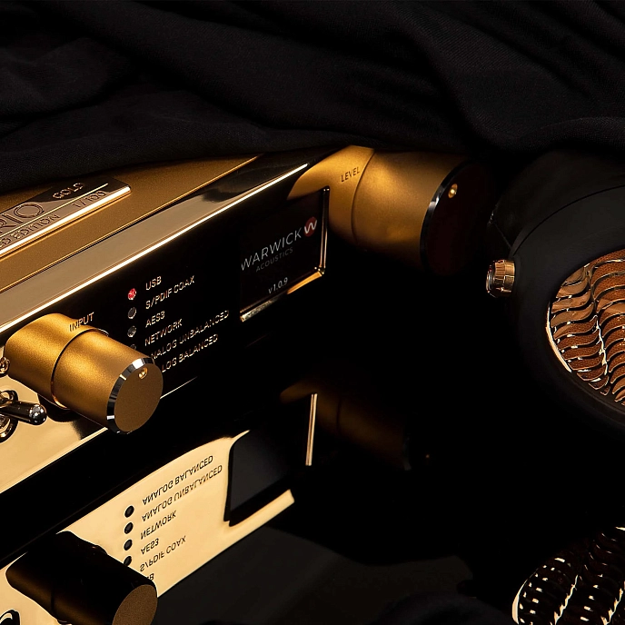 Headphone Amplifiers and DACs Warwick Acoustics Aperio Amplifier Gold - img.24