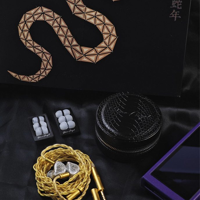 In-ear headphones EarAcoustic SPA Limited Edition Silver Snake Collectors Version Silver - img.16