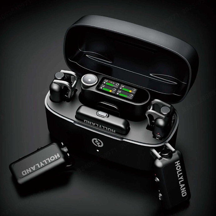 Wireless microphone Hollyland Lark Max 2 Combo Black - img.1