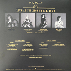 Vinyl Record Crosby, Stills, Nash & Young - Live At Fillmore East, 1969 - 2LP