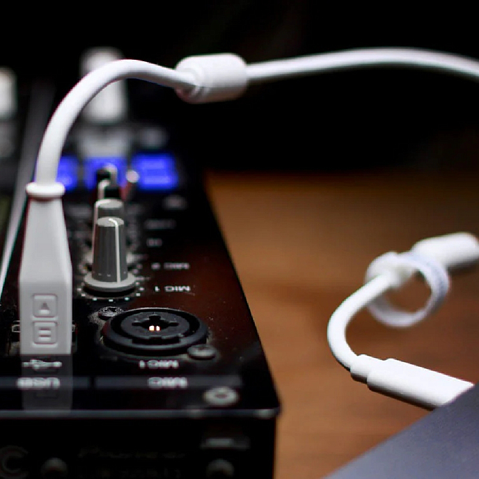 Cable DJTT Chroma Cables USB-C - USB-B White 1.5m - img.5