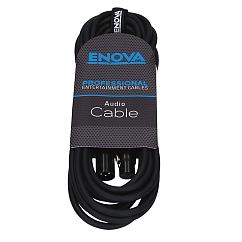 Cable ENOVA EC-A1-XLFM-5 Black XLR(f) - XLR(m) 5m