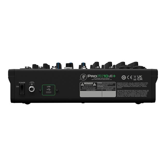 Mixing console Mackie ProFX10v3+ Black - img.4
