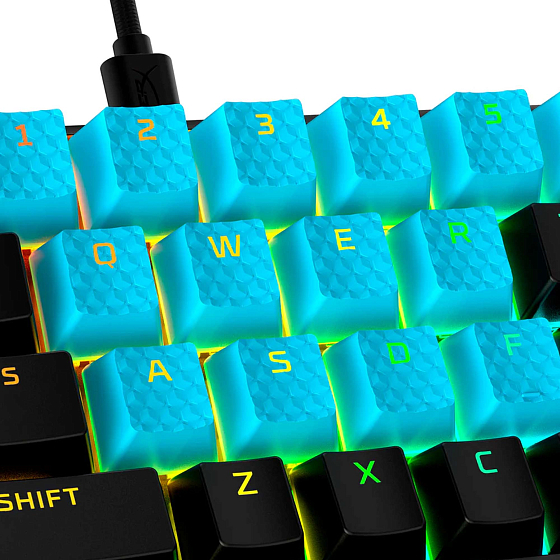 Keycaps HyperX Rubber Keycaps (US Layout) blue - img.0