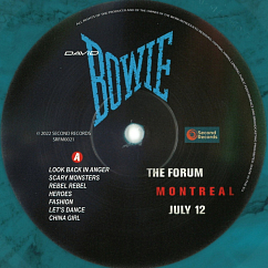 Vinyl Record David Bowie – Live At The Forum In Montreal July 12, 1983 (Green Marbled) - 2LP