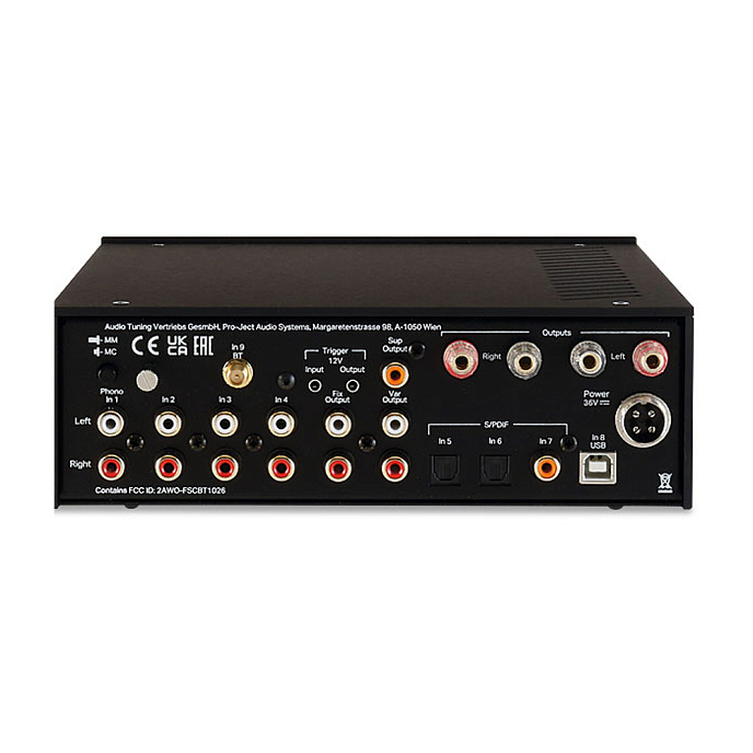 Integrated amplifier Pro-Ject MAIA DS3 (UK PLUG) black - img.1