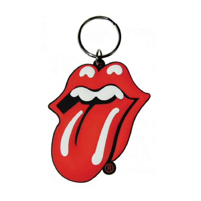 Souvenir Pyramid The Rolling Stones Tongue (Rubber Keychain) Red - img.0