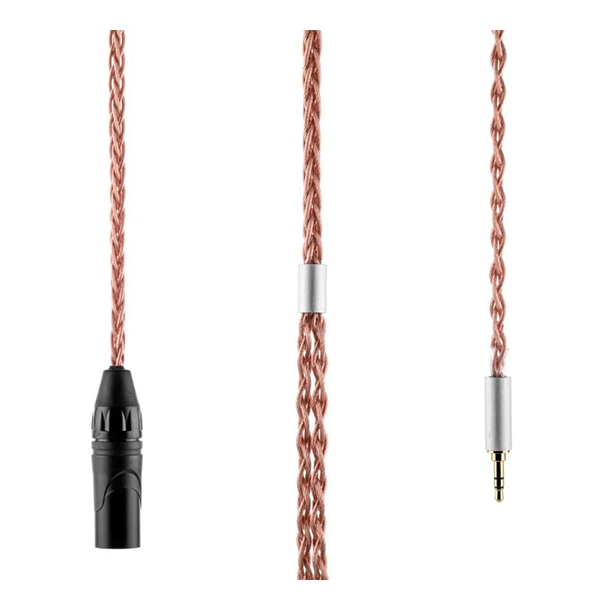 Cable MoonDrop UP Earphone Upgrade Cable XLR to 6.35mm 0.3mm - img.1