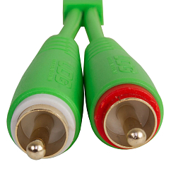 Cable UDG Ultimate Audio Cable Set 2RCA - 2RCA Straight 3m Green