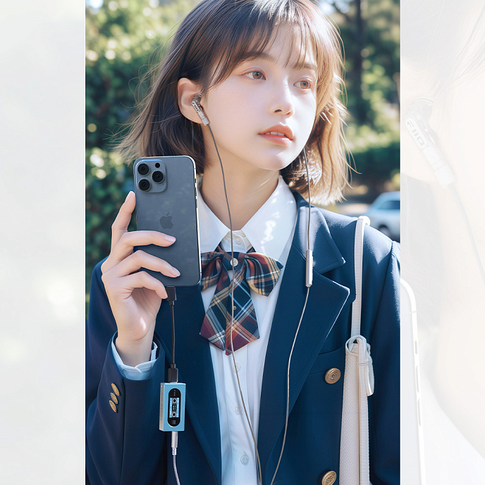 Headphone Amplifiers and DACs FiiO KA15 Blue - img.9