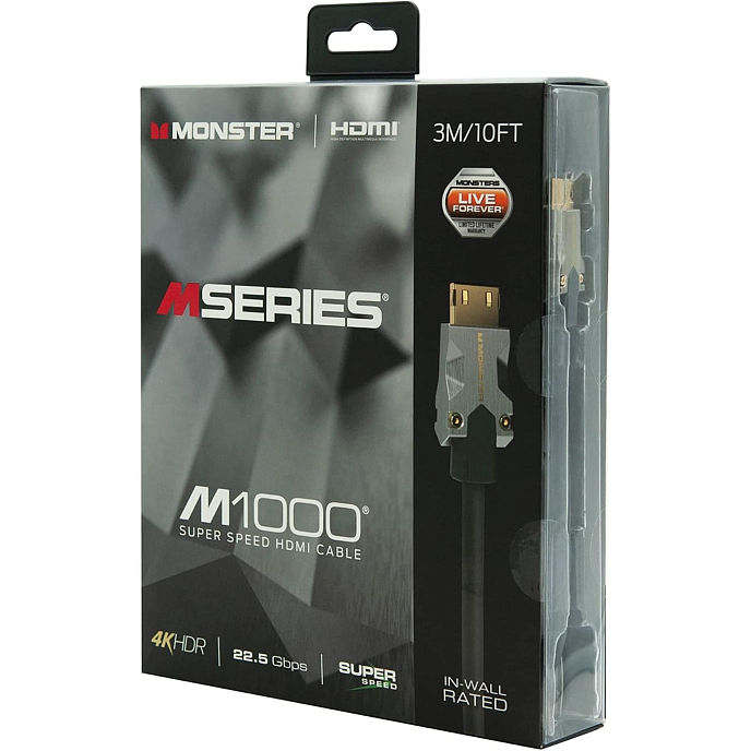Cable Monster MSeries M1000 HDMI 2.0 Black HDMI 3m - img.5