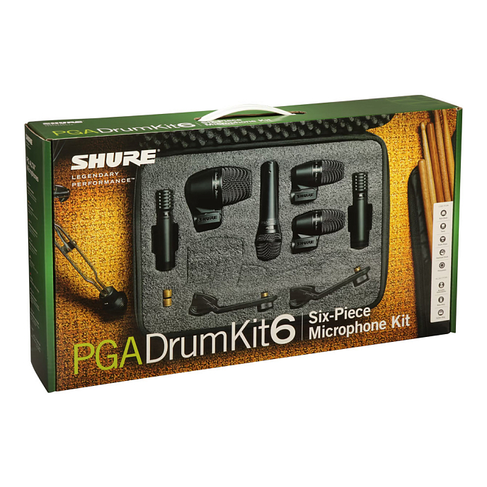 Microphone for brass and percussion Shure PGADrumKit6 - img.6