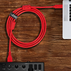 Cable UDG Ultimate Audio Cable USB-C - USB-A Straight 1.5m Red