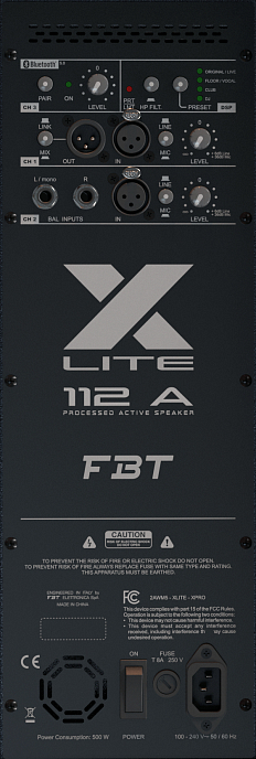 Speaker System FBT X-Lite 112A Black - img.2