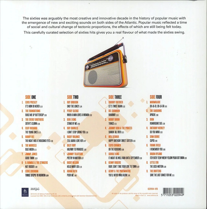 Vinyl Record Various Artists - Best Of The 60s - LP - img.1