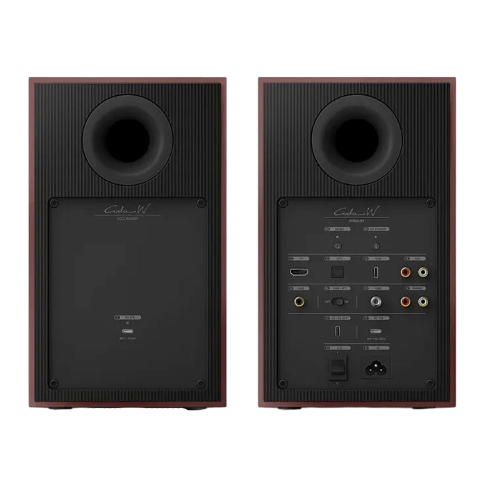 Bookshelf speakers KEF Coda W Vintage Burgundy - img.2
