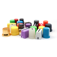 DJTT Chroma Caps Super Knob 90° (Rubber) Red