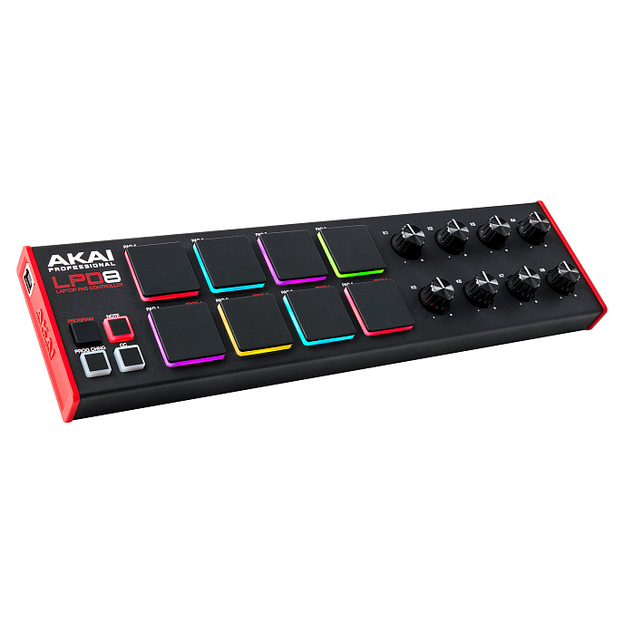 MIDI Controller AKAI PRO LPD8 MK2 Black Red - img.1