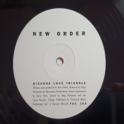 Vinyl Record New Order - Bizarre Love Triangle LP