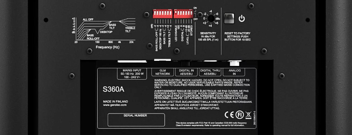 Studio monitor Genelec S360AP Black - img.3