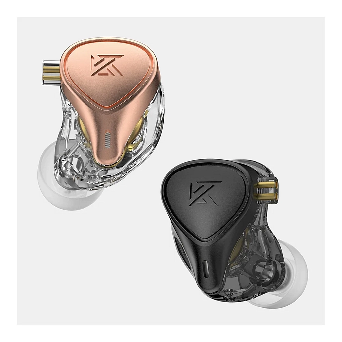 In-ear headphones KZ ZEX Pro with Mic Gold - img.1