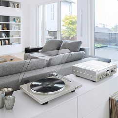 Turntable Denon DP-300F White