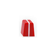 DJTT Chroma Caps Fader Pro (Plastic) Red