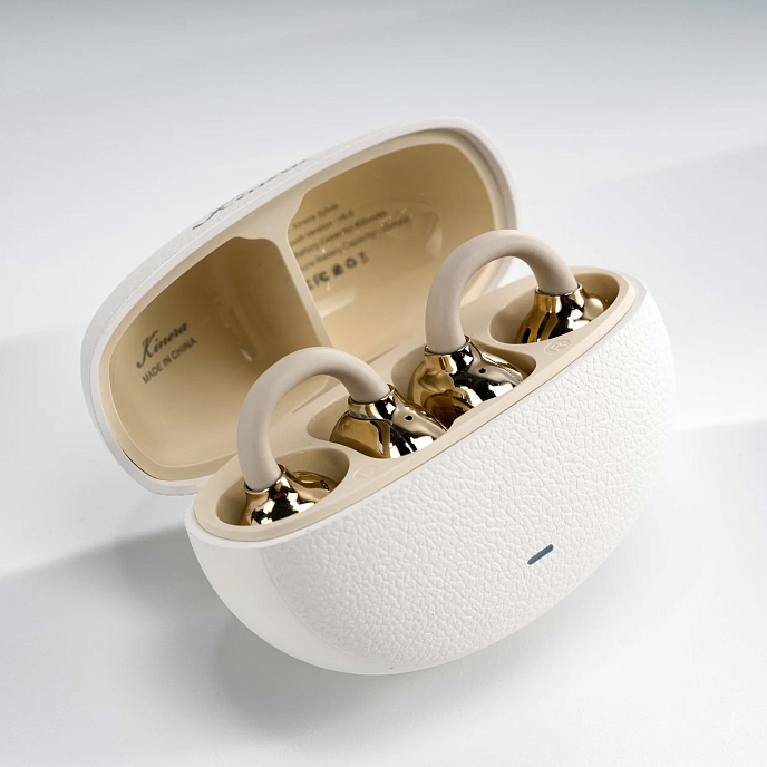 Wireless Headphones Kinera Sylvie White Champagne Gold - img.2