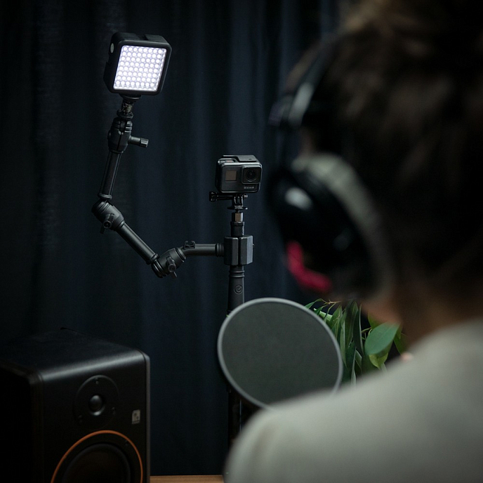 Microphone stand mount Gravity MA 3D A Black - img.4