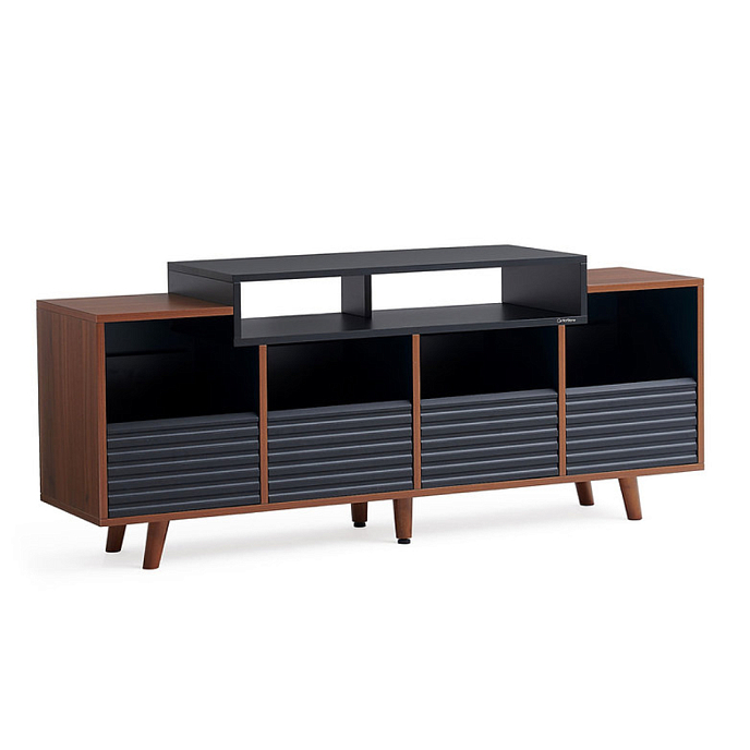 Hi-Fi Stand NorStone Oslo Vinyl 1600 Black/Walnut - img.4