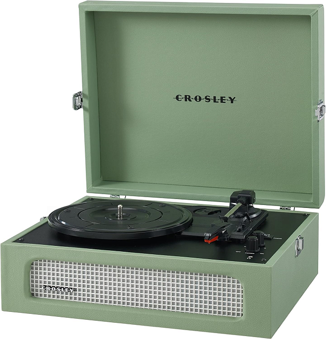 Turntable Crosley Voyager Portable With Bluetooth Out Sage - img.1