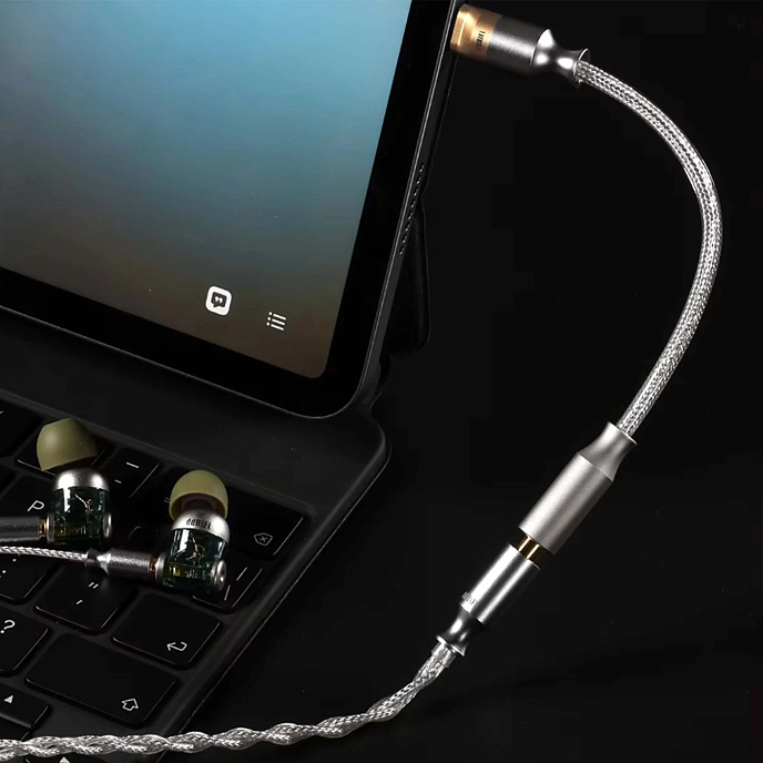 Headphone amplifier with DAC ddHiFi TC35CM2 Silver USB-C - 3.5 mm - img.6