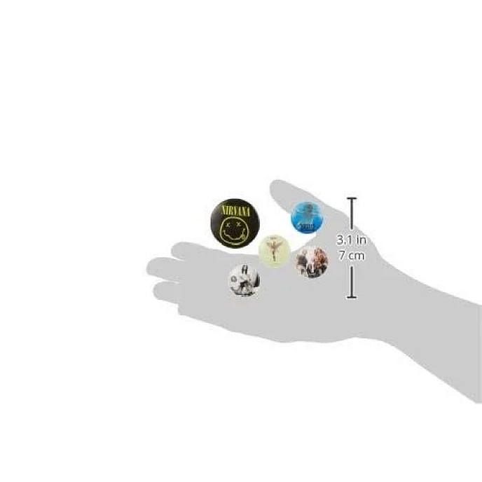 Souvenir Pyramid Nirvana (Iconic) Pin Badge Pack - img.2