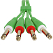 Cable UDG Ultimate Audio Cable Set 2Jack 6.3mm - 2Jack 6.3mm 1.5m Green - img.3 Cable UDG Ultimate Audio Cable Set 2Jack 6.3mm - 2Jack 6.3mm 1.5m Green - img.3