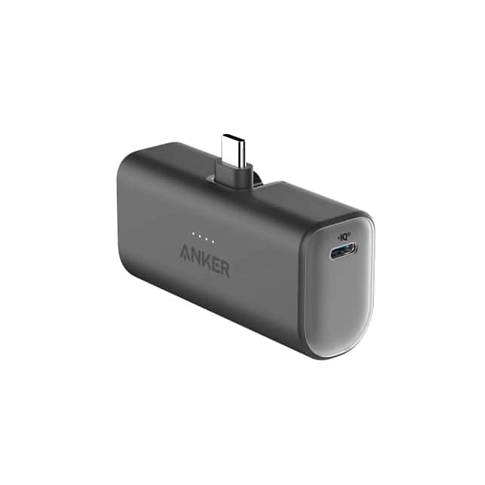 Portable battery Anker Nano Power Bank (5000mAh 22.5W Built-In USB-C) Black - img.0