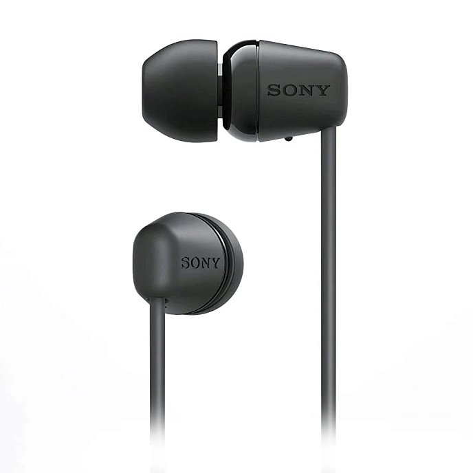 Wireless Headphones Sony WI-C100 Black - img.1