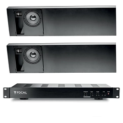 Kit Focal 100 IW SUB 8 x 2 + 100 IW SUB 8 Amp Black