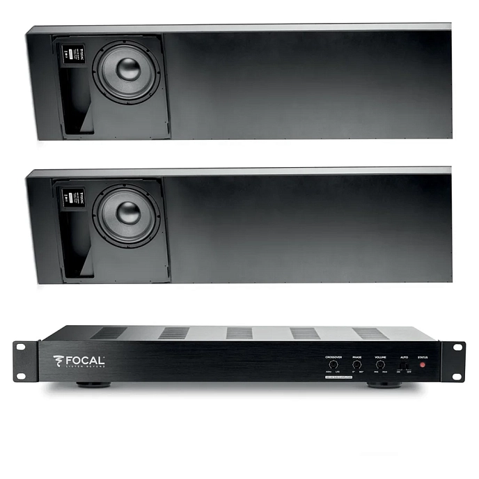 Kit Focal 100 IW SUB 8 x 2 + 100 IW SUB 8 Amp Black - img.0