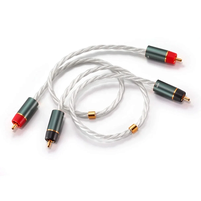 Cable ddHiFi RC20A 2RCA - 2RCA Signal Cable 0.2m white - img.0