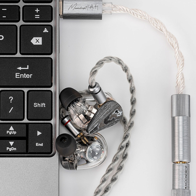 Headphone Amplifiers and DACs MoonDrop Echo-B Silver - img.2