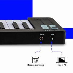 MIDI Keyboard Arturia MicroLab 3 Black