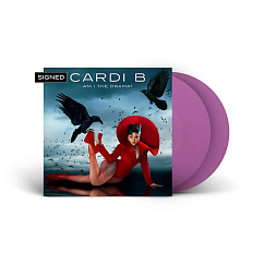 Vinyl Record Cardi B - Am I The Drama? (Violet, Amazon, Signed) - 2LP