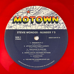 Vinyl Record Stevie Wonder - Number 1s - Limited Edition Colored Vinyl 2LP